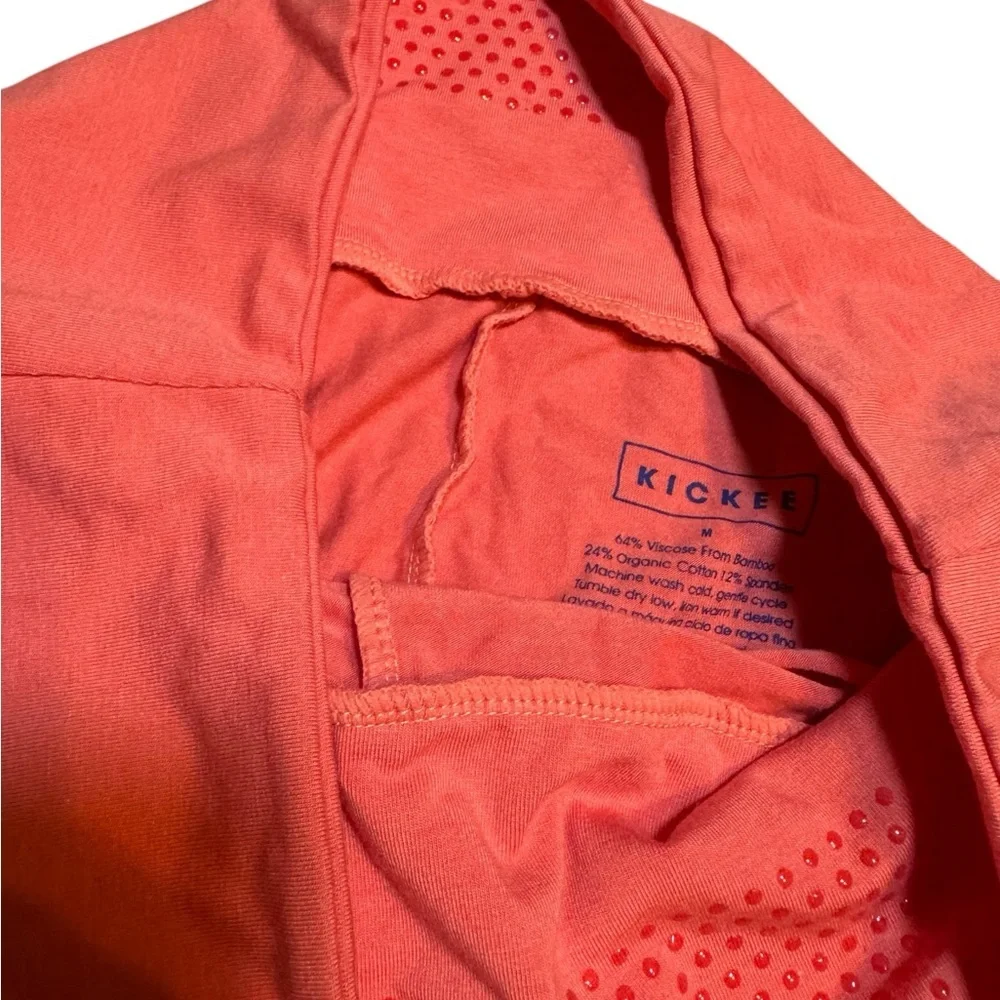 🌸 Kickee Pants‎ Solid Performance Jersey Legging English Rose M NWT 🌸 - Picture 3 of 4